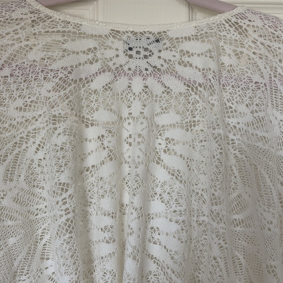 Lucky Brand Boho Chic Lace Fringe top size M - Picture 11 of 14